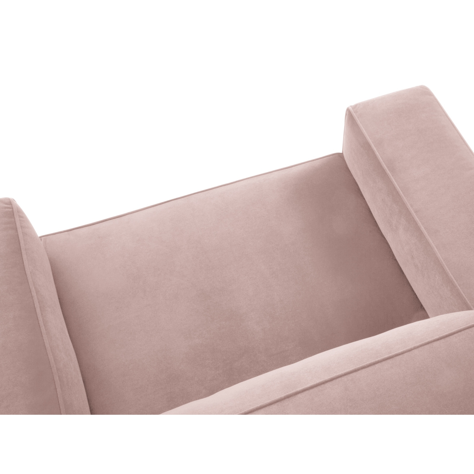 Fauteuil xl "Paradis" en velours rose