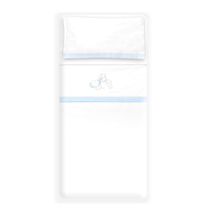 Triptico Coche Oso Elefante Globos Bco/Azul