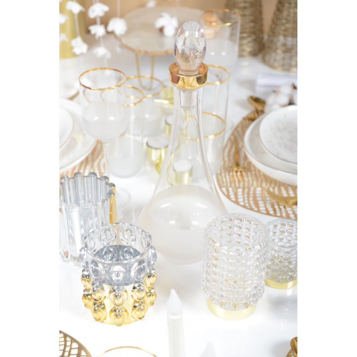 Carafe bord doré Nish