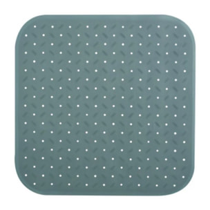 Tapis Fond de douche antidérapant Caoutchouc CLASS 54x54cm Gris MSV
