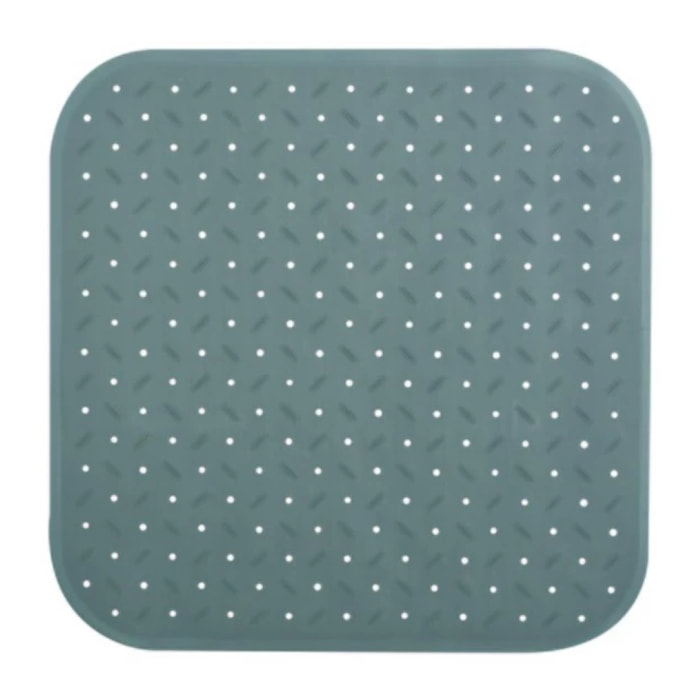 Tapis Fond de douche antidérapant Caoutchouc CLASS 54x54cm Gris MSV