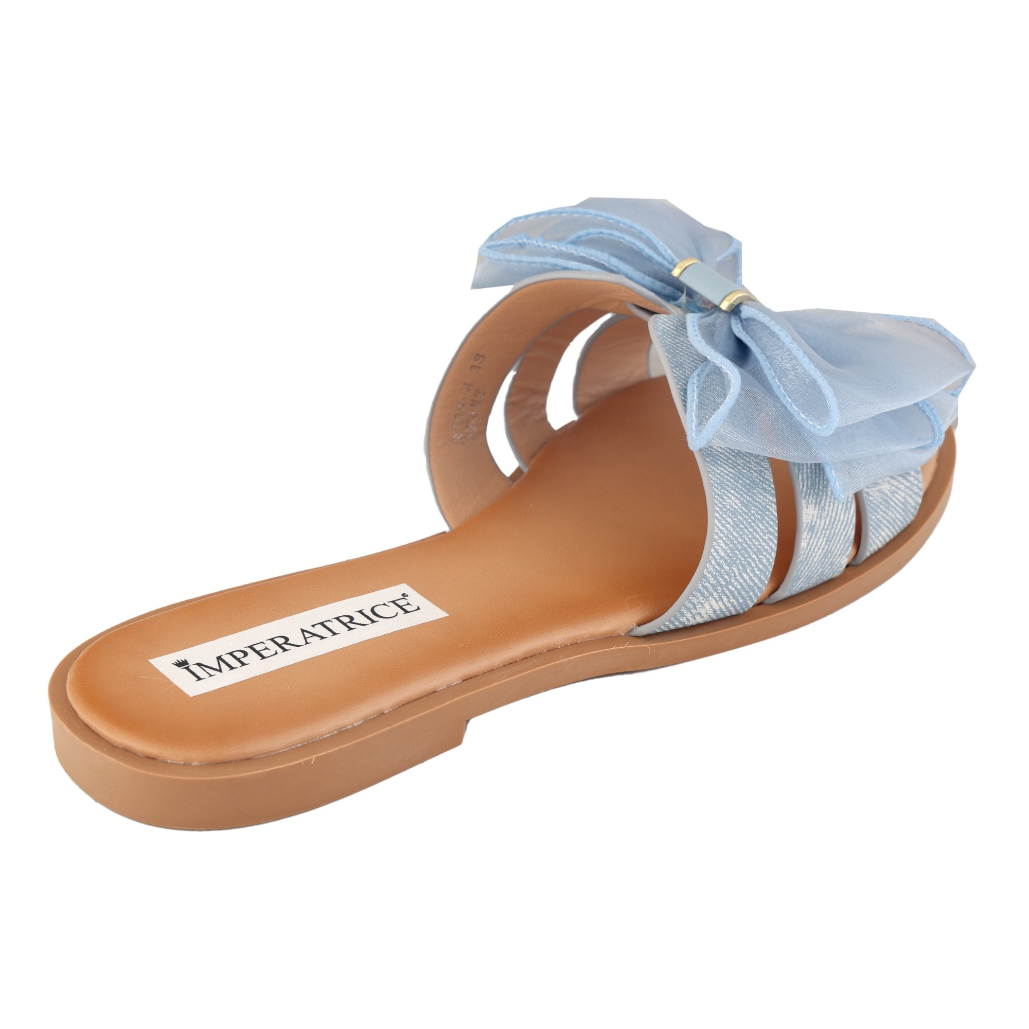 Ciabatte con fiocco in tulle