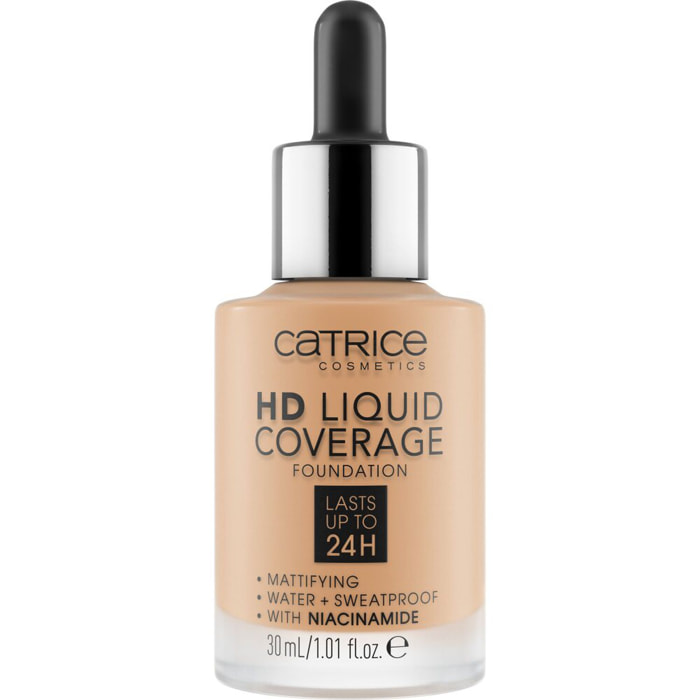 Hd Liquid Coverage Foundation - Fond de Teint Liquide Haute Couvrance 30ml