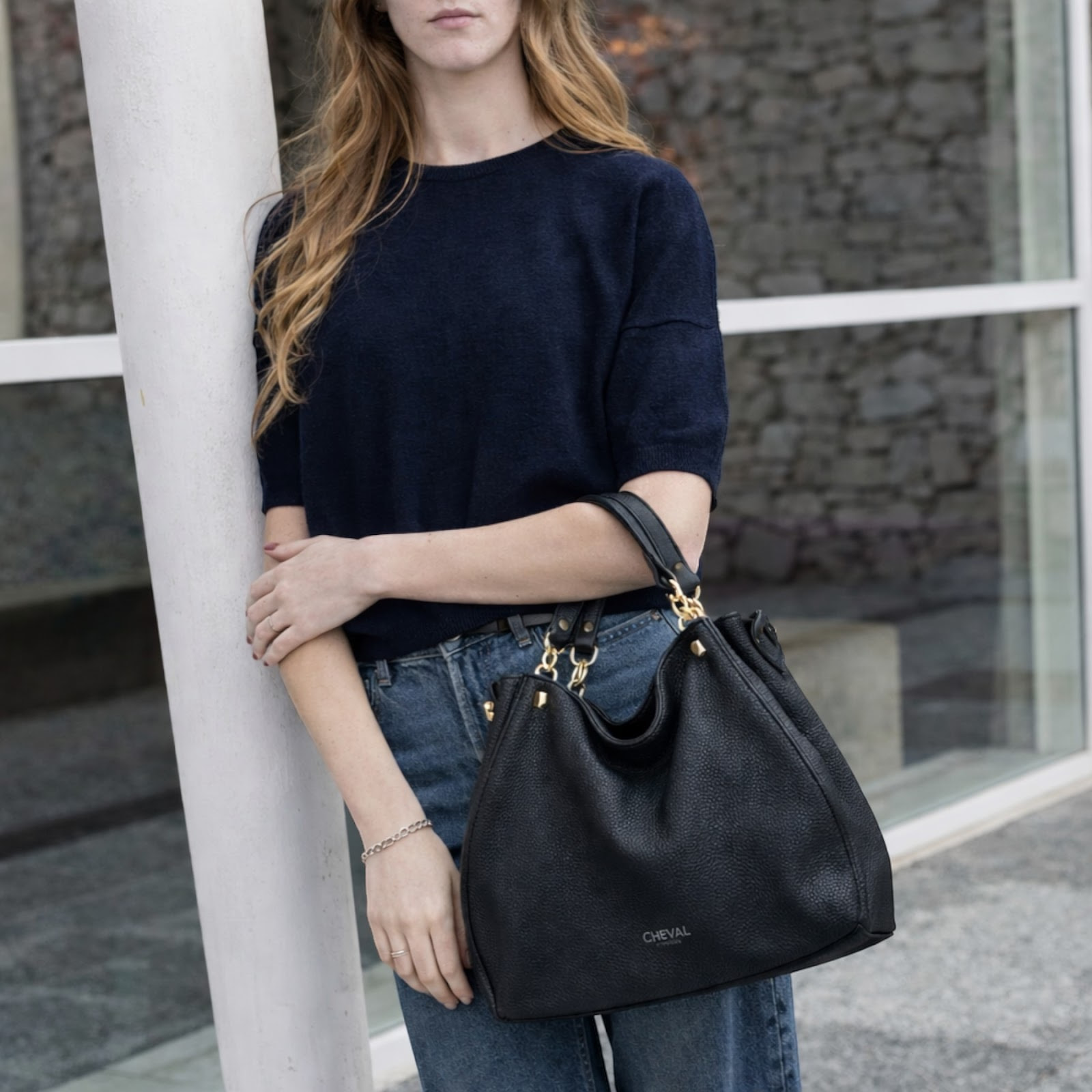 Bolso de mano Cheval Firenze Taylor Negro