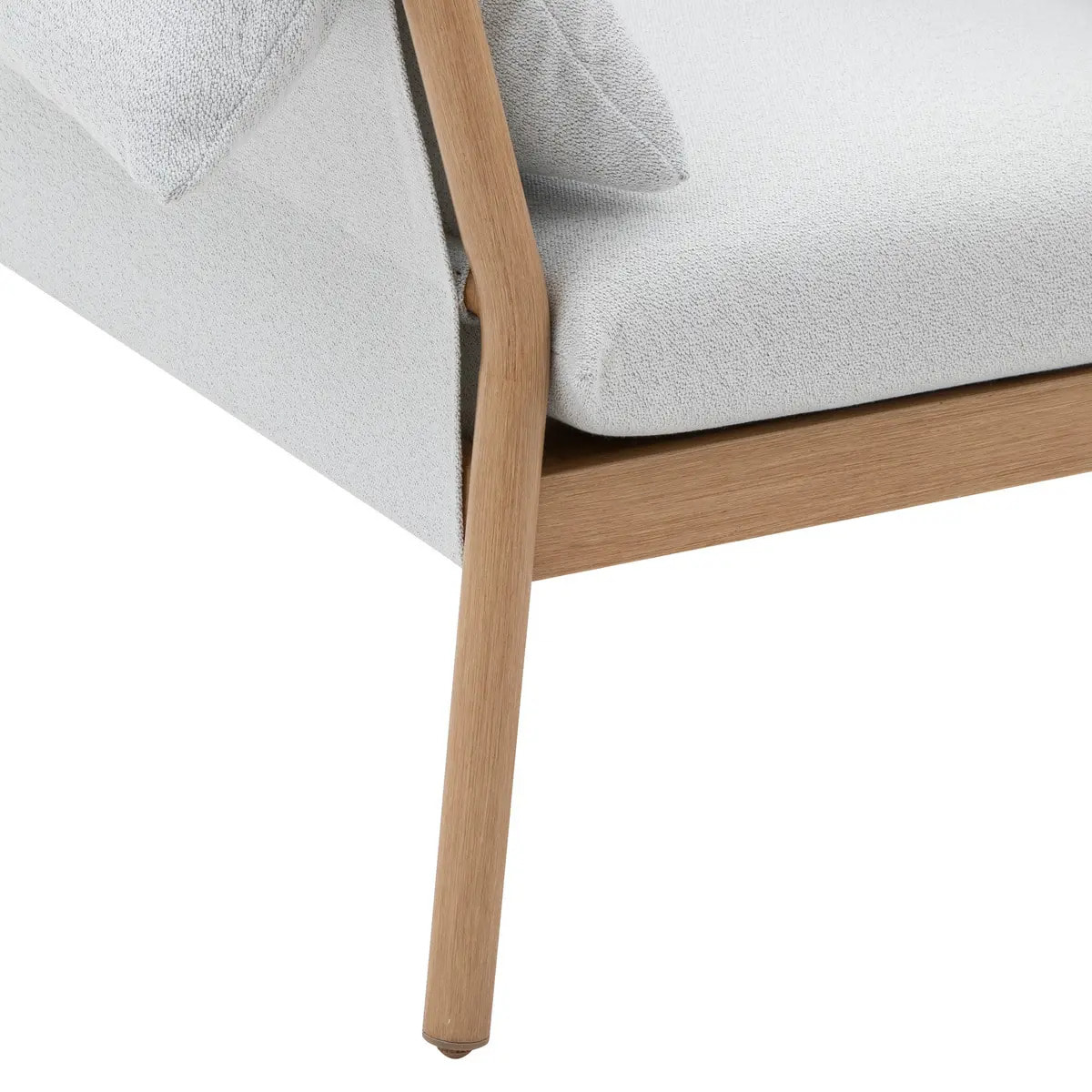 Fauteuil de salon de jardin "Odemilia" gris aluminium et polyester