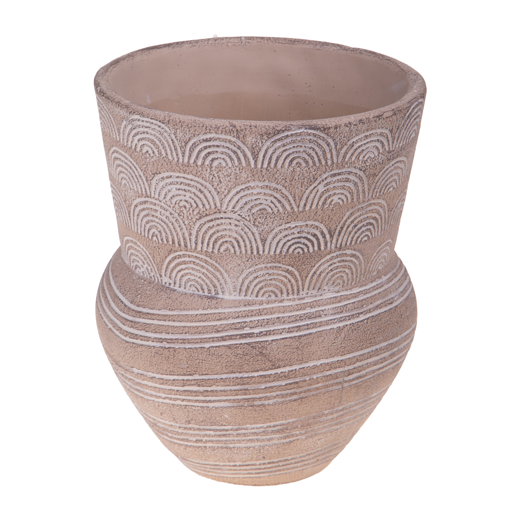 Vaso Spanciato 20Xh.25 Cm - Pezzi 1 - 20X25X20cm - Colore: Marrone - Bianchi Dino - Decori Casa E Complementi