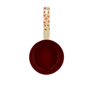 Casserole 18cm en aluminium cerise - tous feux CERISE