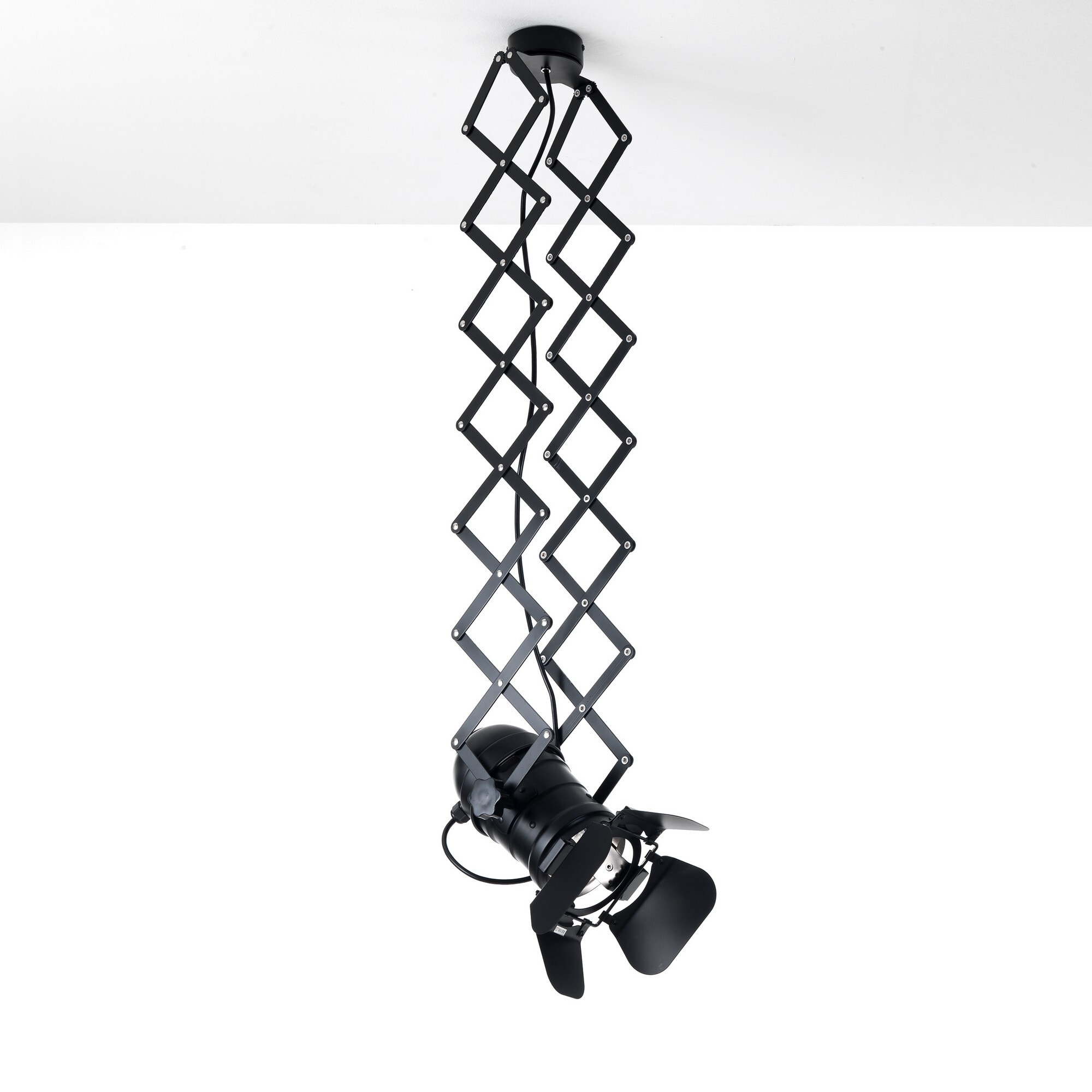 Suspension extensible Tomasucci EXTENSION, en acier et aluminium, noir