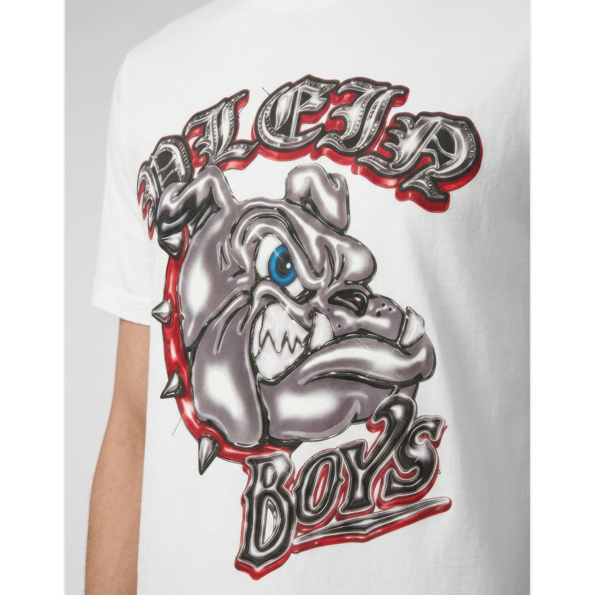 PHILIPP PLEIN Camiseta de cuello redondo y manga corta