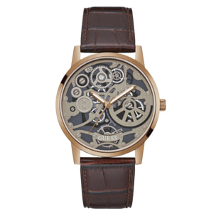 Reloj Guess GW0570G2 Hombre Analogico Cuarzo con Correa de Cuero