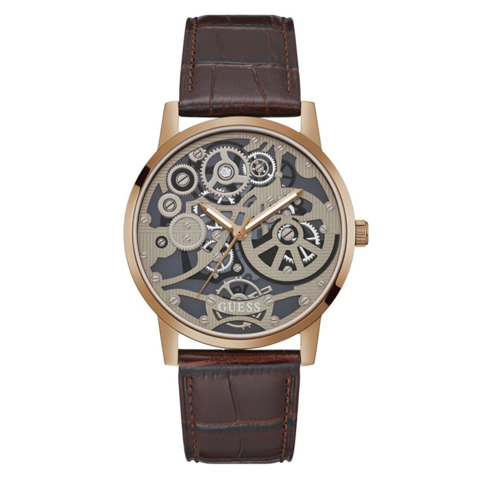 Reloj Guess GW0570G2 Hombre Analogico Cuarzo con Correa de Cuero