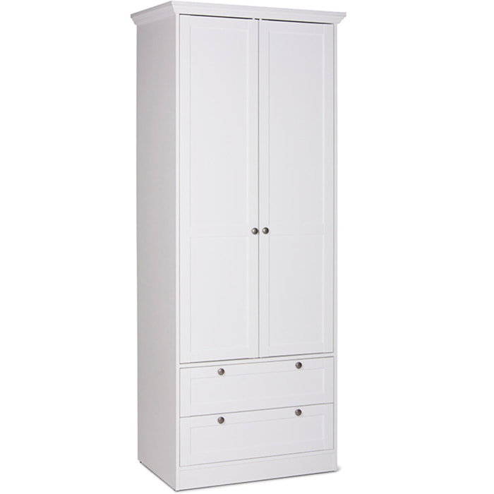 Armoire 2 portes 2 tiroirs - ALIX