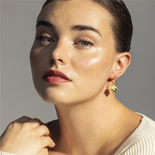 Pendientes Lux by Lux acabados oro 18k