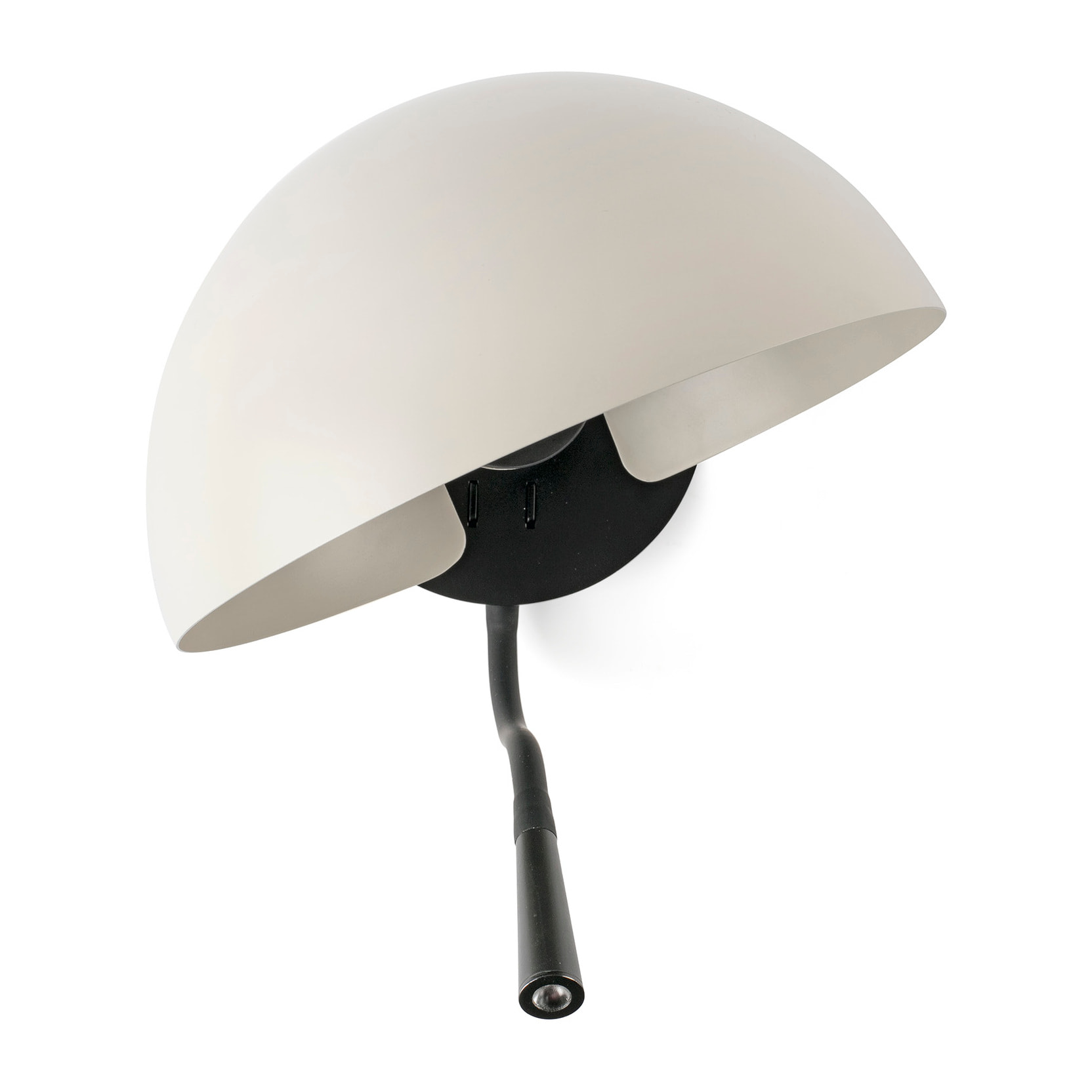 DOMINICA Lampada da parete beige con lettore