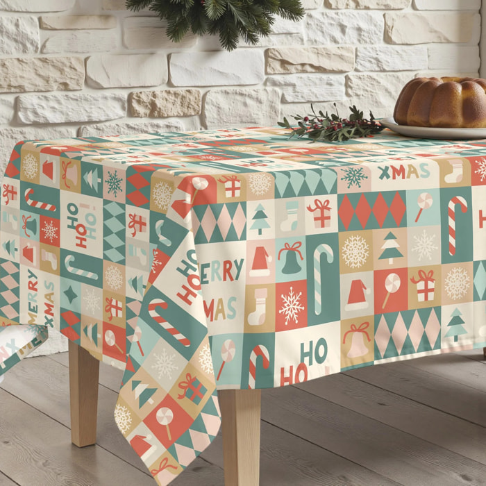 Nappe en résine Anti-tâches Merry Christmas 74