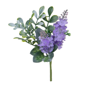 Pick Lavanda/Bacche H 16 Cm - Pezzi 12 - 9X16X4cm - Colore: Viola - Bianchi Dino - Fiori Artificiali