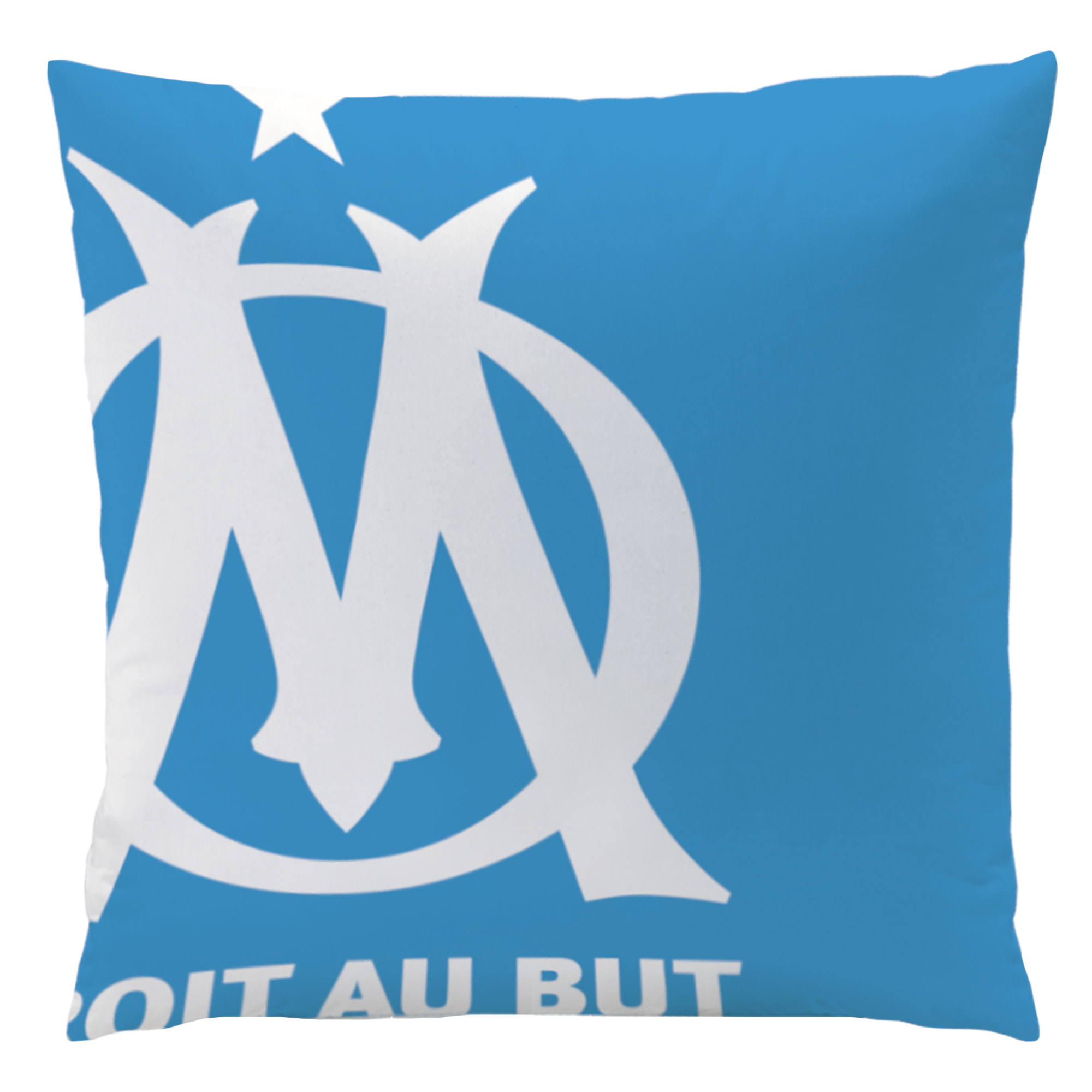 Ensemble Plaid et Coussin, OLYMPIQUE DE MARSEILLE SUPPORTERS
