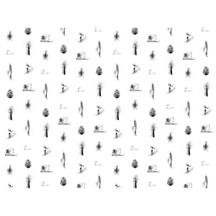 Papier peint Landes icons Intissé