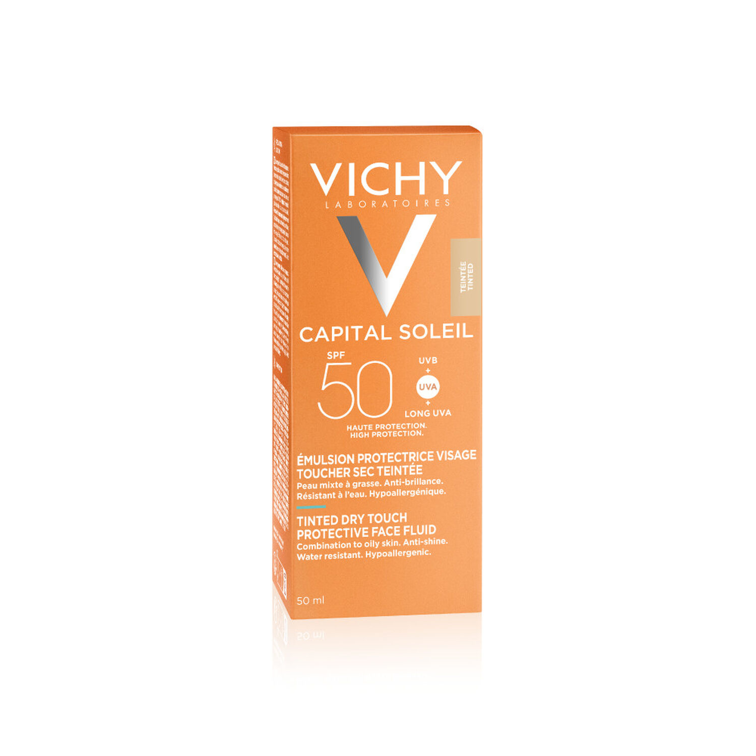 Capital Soleil - BB Emulsion Toucher Sec Teintée SPF50 50 ml