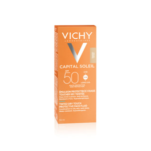 Capital Soleil - BB Emulsion Toucher Sec Teintée SPF50 50 ml