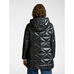 Elena Mirò - Chaqueta acolchada con capucha - Negro