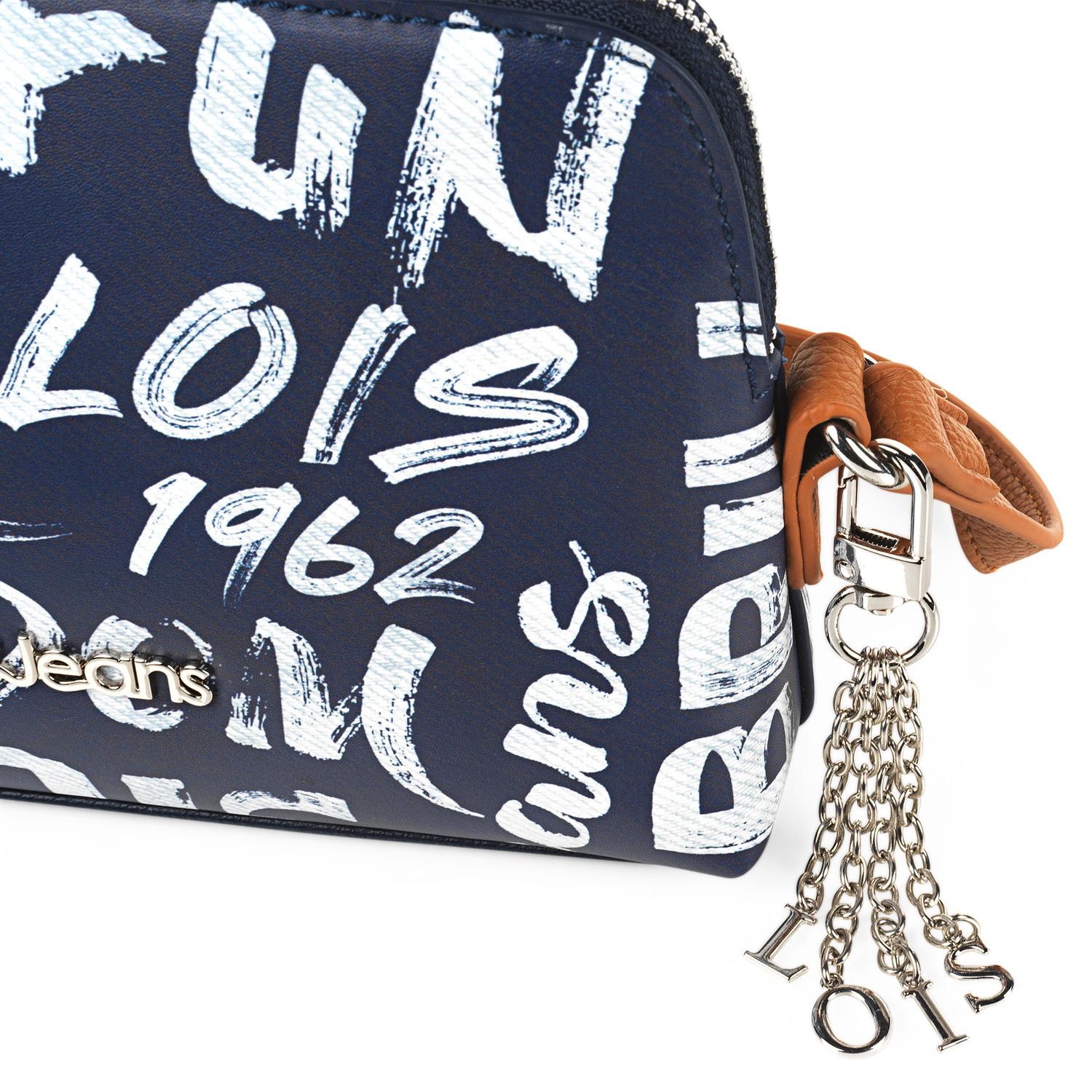 Bolso Bandolera Mujer Sint/Pu Lois Words Azul Marino