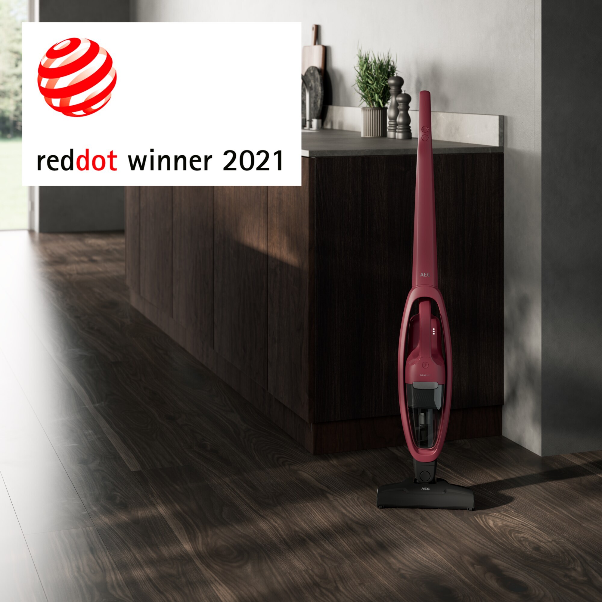 AEG Aspiradora sin cable Serie 3000 Clean de 45 min de autonomía AS31CB18CR