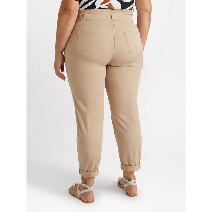 Fiorella Rubino - Pantalones globo - Beige