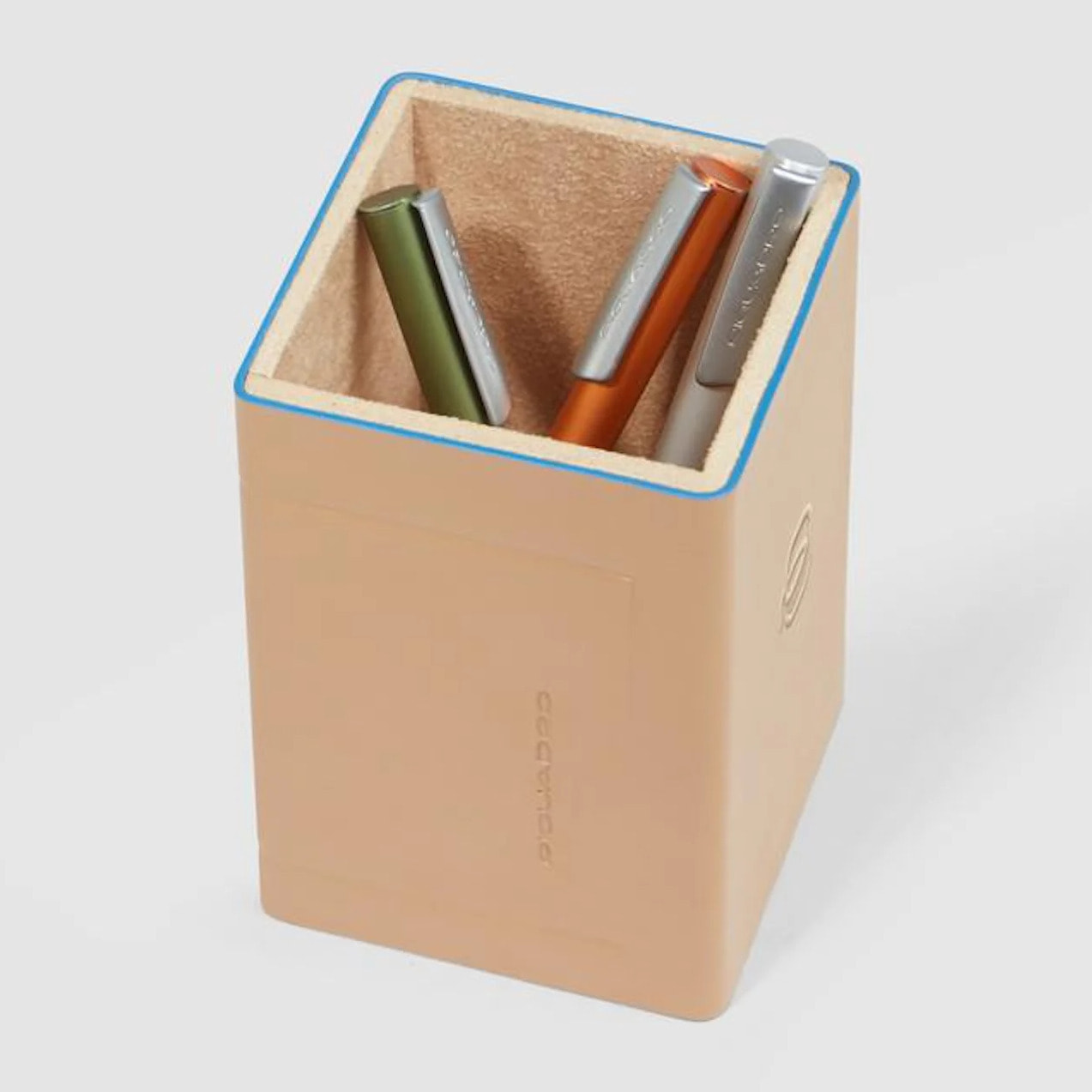 Piquadro Porte-stylos en cuir