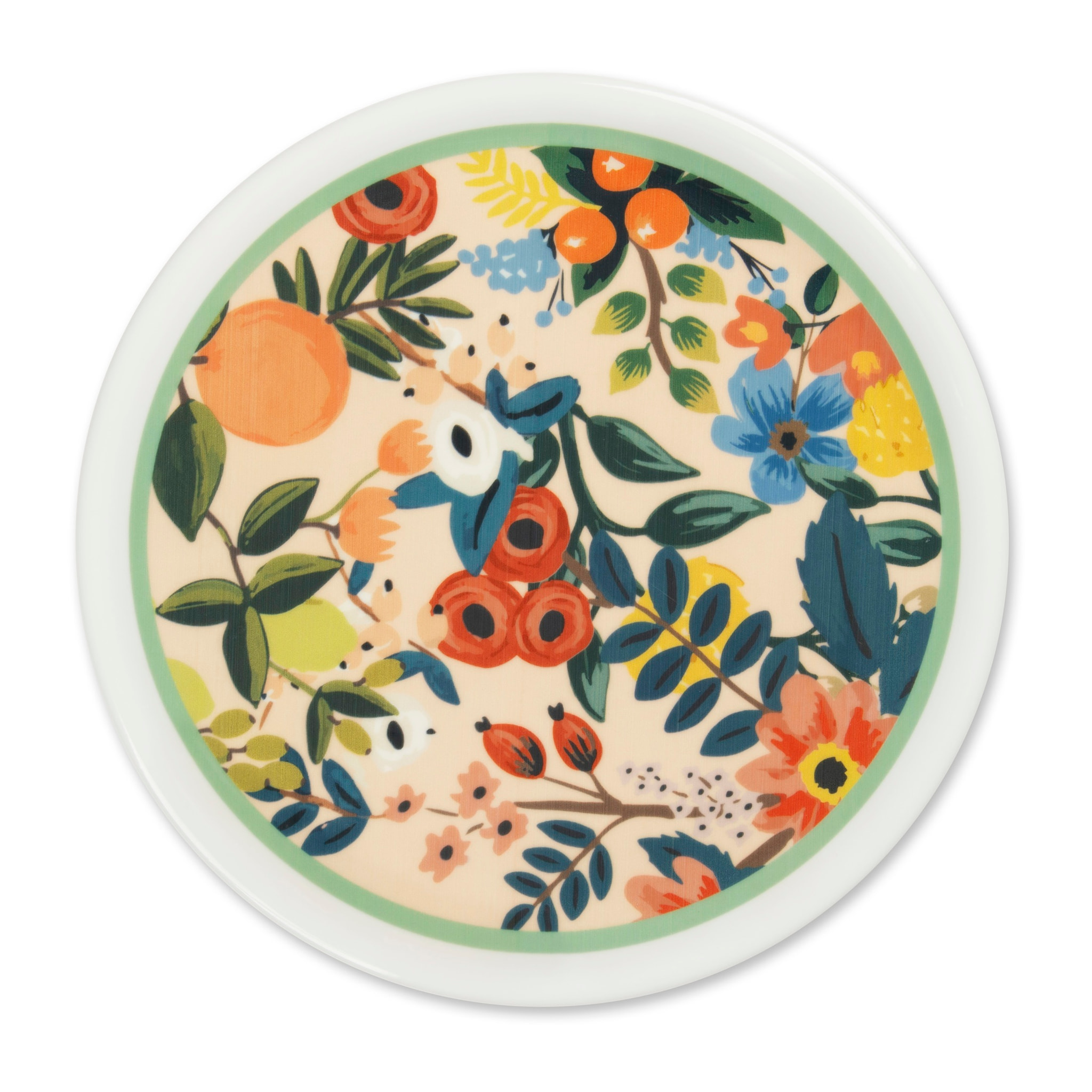 Set de 6 Assiettes à Pizza Excelsa – Fiori Frida, Porcelaine Multicolore