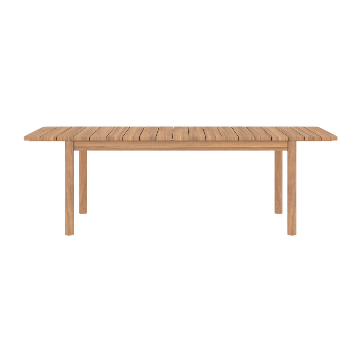 Table de jardin extensible en teck 6 à 8 personnes - Kora