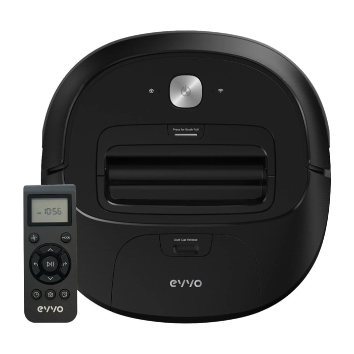 Robot aspirador EVVO R3, 2000Pa, Motor Inverter, 3 Modos de Limpieza, Filtro HEPA, Anti-colisiones y Anti-caída, 0,5 litros