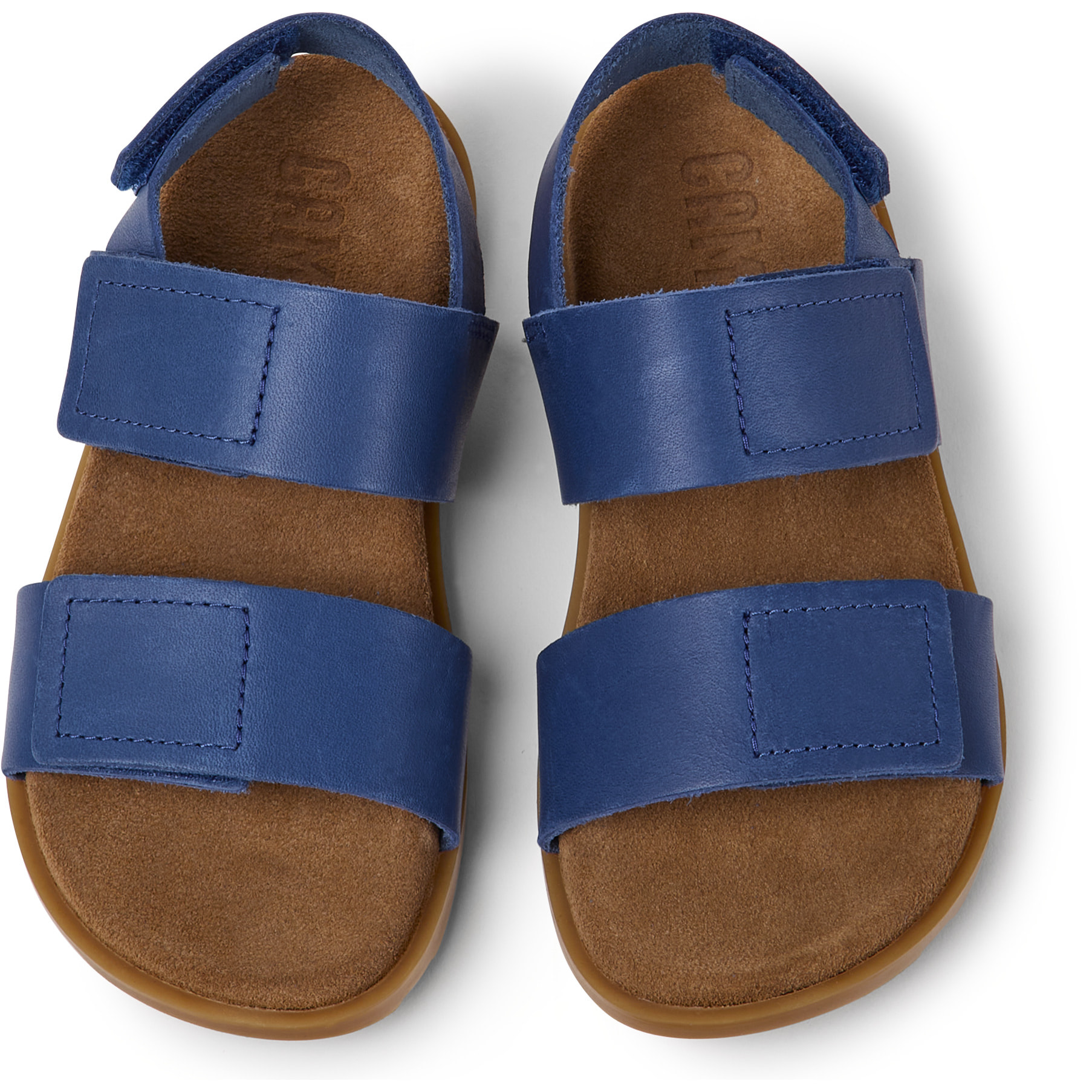 Sandalias - CAMPER Brutus - Azul - Cuero liso