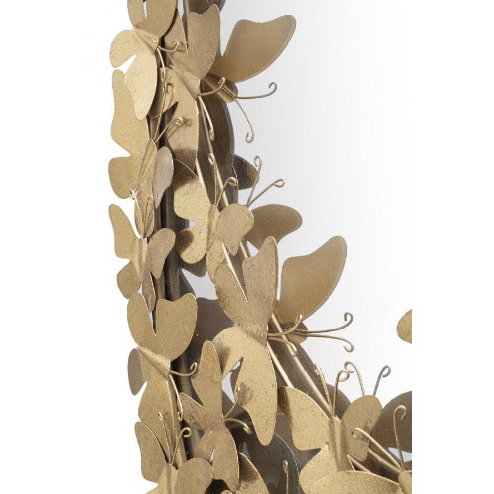 SPECCHIO GLAM OVAL BUTTERFLY CM 59X3X89,5 (MISURA SPECCHIO CM 46X78)