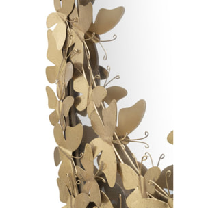 SPECCHIO GLAM OVAL BUTTERFLY CM 59X3X89,5 (MISURA SPECCHIO CM 46X78)
