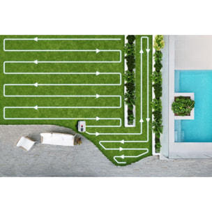 Robot tondeuse ECOVACS GOAT A1600 sans fil périphérique, 1600 m² de superficie, coupe bordures TruEdge