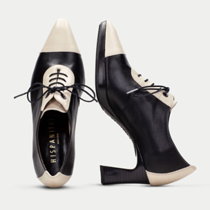 Derby Ankara Negro milk 7 cm