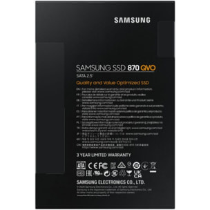 Disque dur SSD interne SAMSUNG 870 QVO 1To