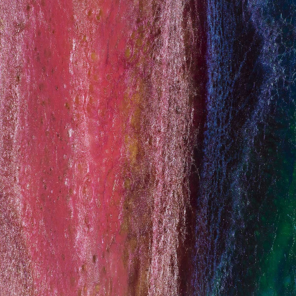 Poster vertical rainbow Affiche + cadre en bois - Noir