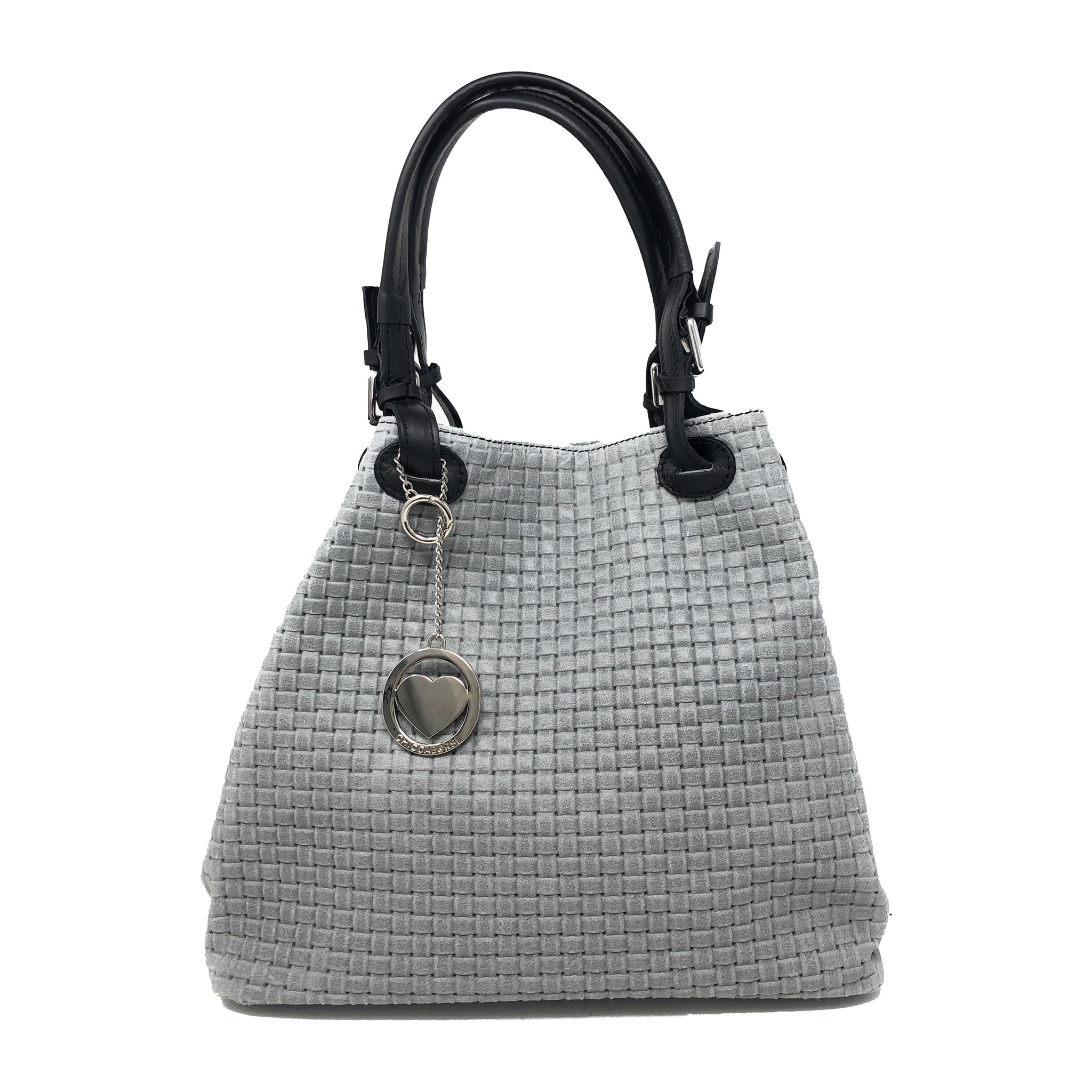 Chicca Borse Borsa a Mano Grigio