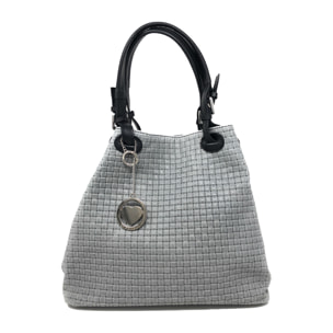 Chicca Borse Borsa a Mano Grigio