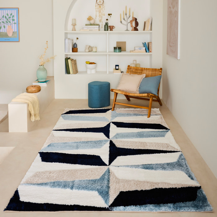 KARENA - Tapis moderne design géométrique en polypropylène