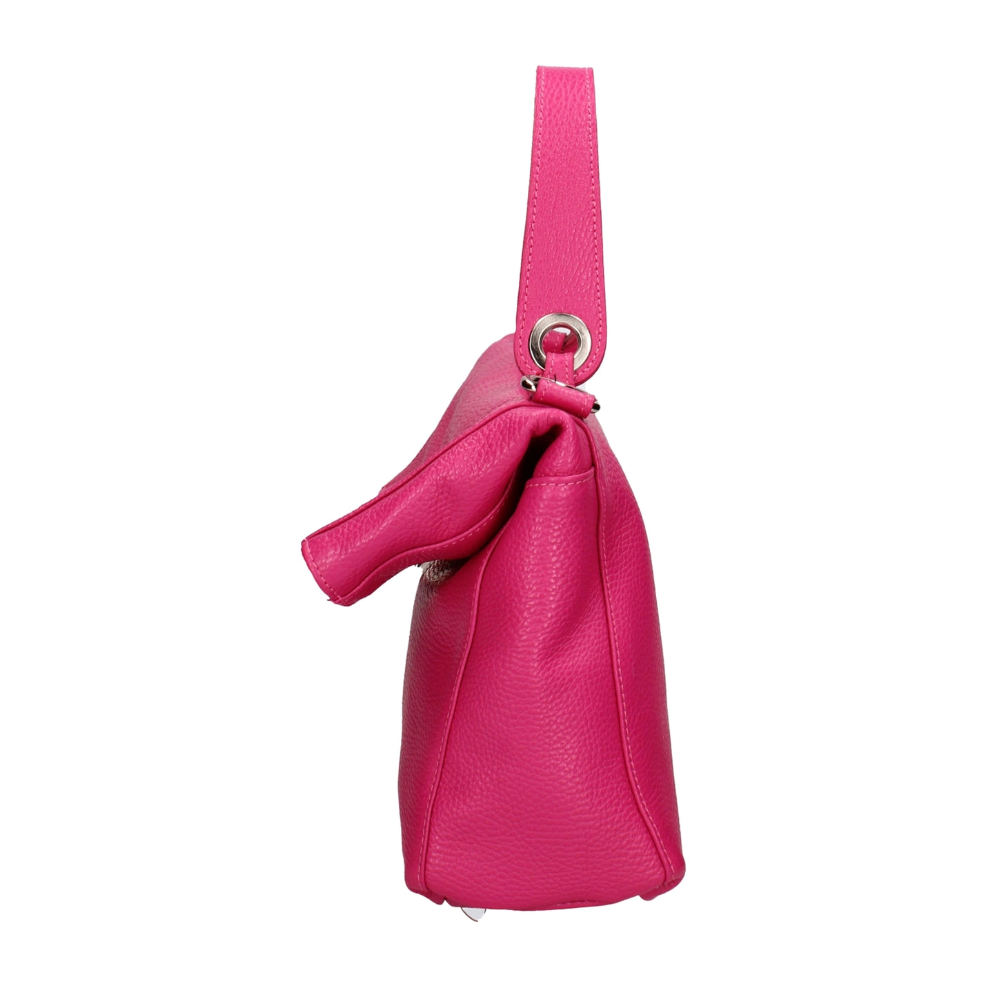 Borsa a spalla convertibile in zaino da donna In Vera pelle Made in Italy 34x21x12 cm