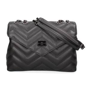 Borsa a spalla da donna In Vera pelle Made in Italy 24x15,5x7 cm