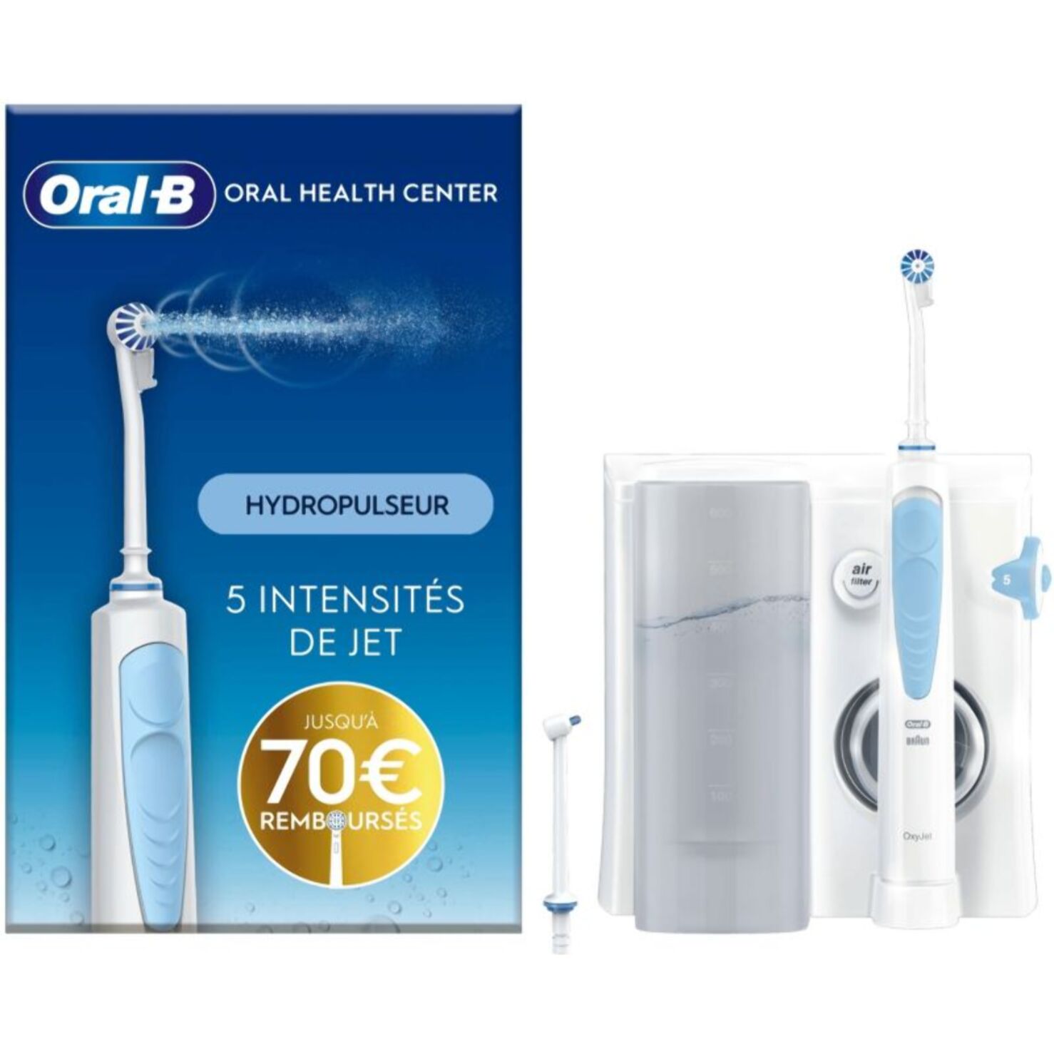 Hydropulseur ORAL-B Oxyjet + 2 refills