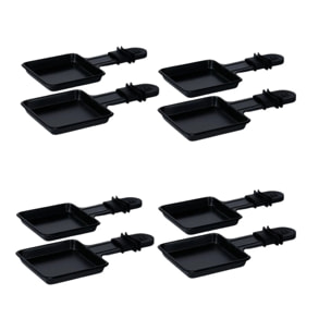 Ensemble de 8 poêlons à raclette Rotel Swiss Tradition