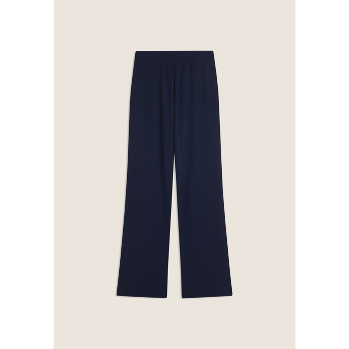 Pantaloni Sportivi Wide Leg con Lunghezza Full