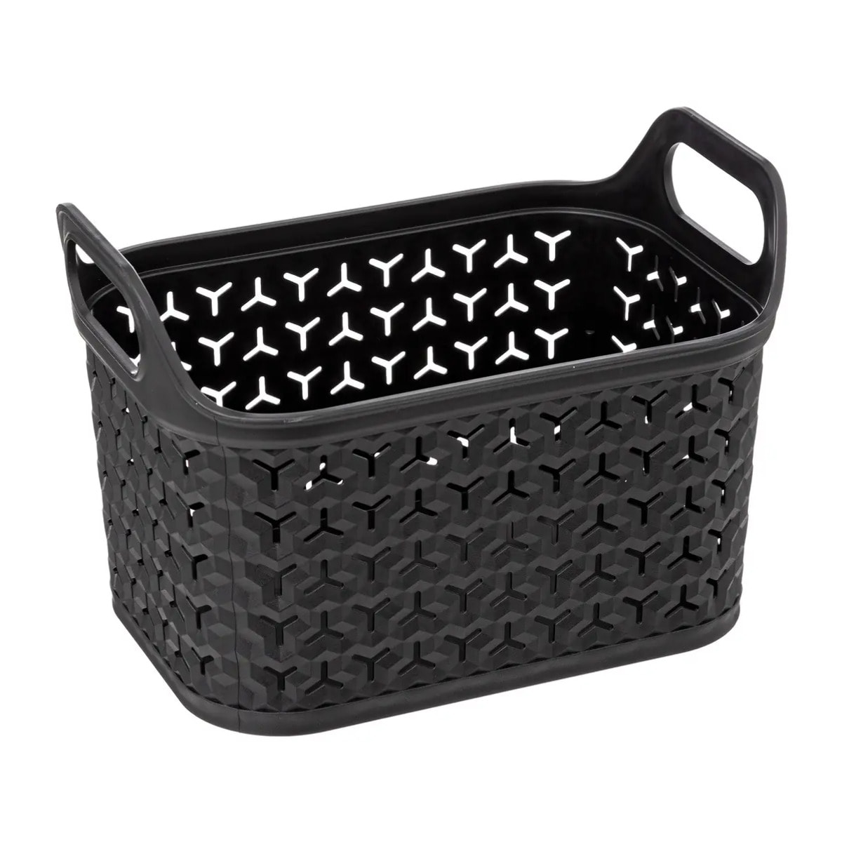 Panier ajouré plastique 4L noir