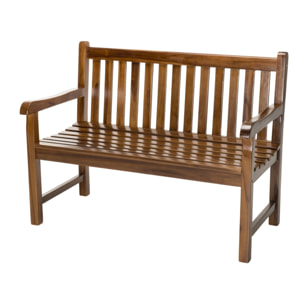 MAEVA - Banc de jardin Java en bois teck huilé