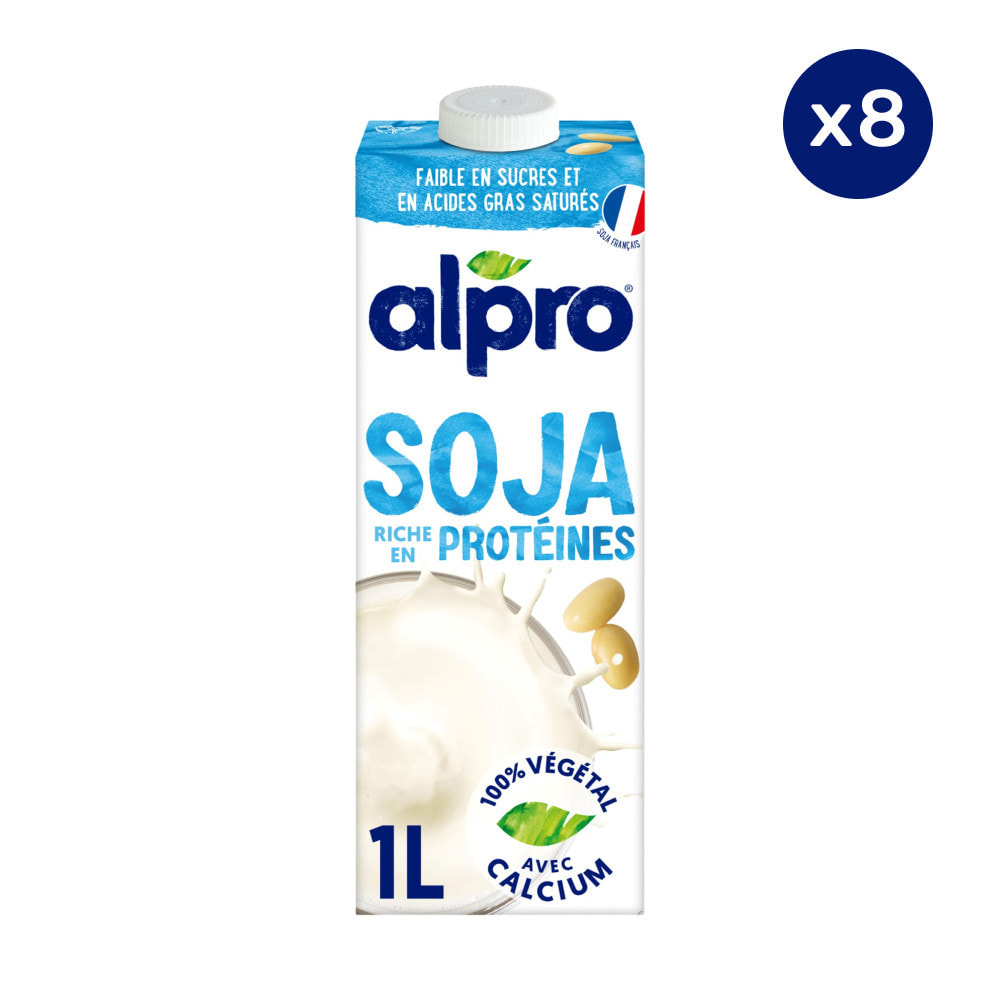 8 x 1L - Alpro - Boisson végétale - Soja